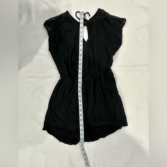 Abercrombie & Fitch Women Black Sleeveless Lined Coverup Romper Size XS - Picture 11 of 11